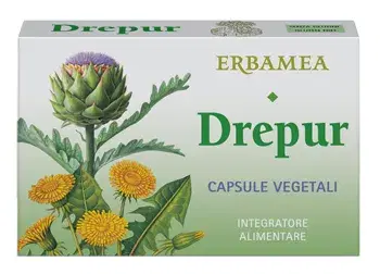 Erbamea Drepur Integratore Alimentare per la Funzionalità Epatica 24 Capsule