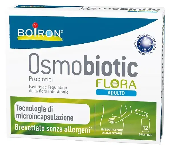 Boiron Osmobiotic Flora Adulto Integratore Probiotico 12 Bustine