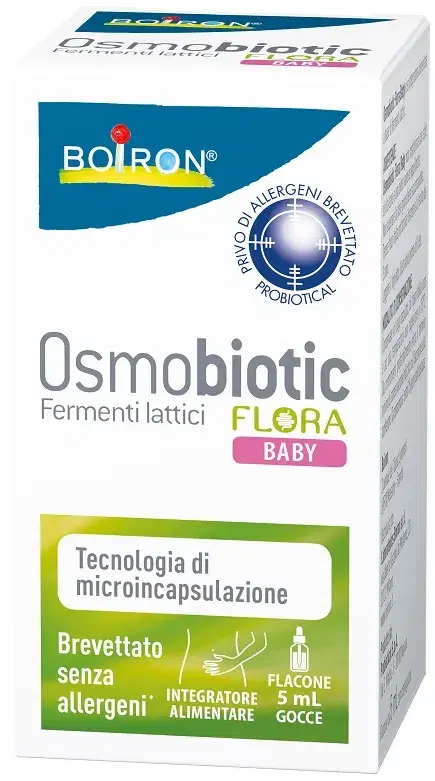 Boiron Osmobiotic Flora Baby Integratore Fermenti Lattici Gocce 5 ml