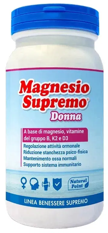 Magnesio Supremo Donna Integratore Alimentare di Vitamine e Minerali 150 g
