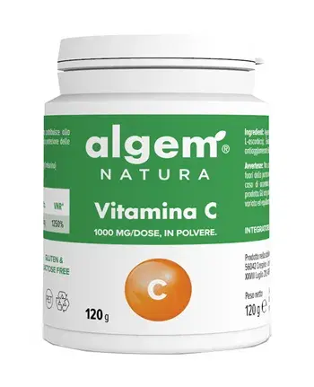 Algem Vitamina C Integratore in Polvere 1000mg 120g