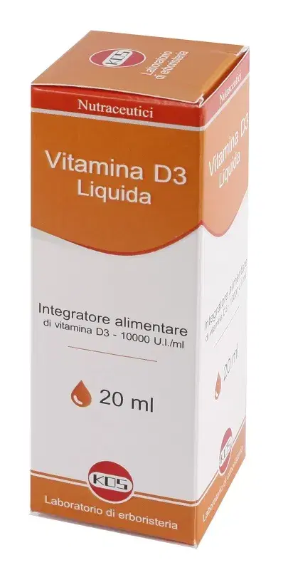 Kos Vitamina D Liquida 20ml 10000UI/ml