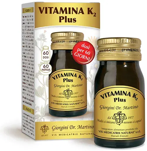 Vitamina K2 Plus Integratore Alimentare 60 pastiglie