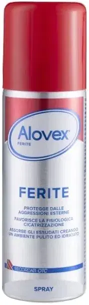 Alovex Ferite Spray per Lesioni, Ferite, Ustioni e Tagli 125 ml