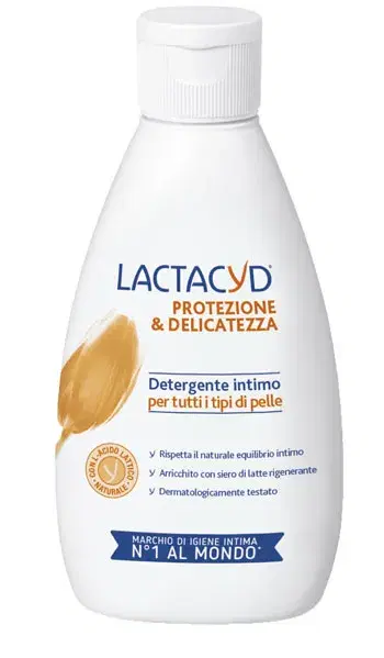 Lactacyd Protezione&Delicatezza Detergente Intimo per Tutti i Tipi di Pelle 300