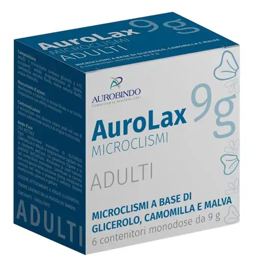Aurolax Microclismi Adulti 6 Contenitori 9g