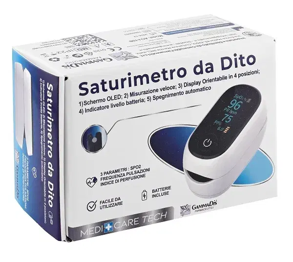 Saturimetro Professionale per Ossigeno e Frequenza 1 Pezzo