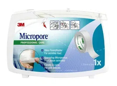 3M Micropore Surgical Tape Cerotto In Carta 5mx1,25cm