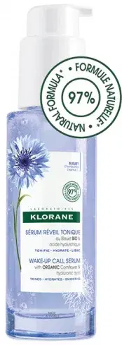 Klorane Siero Risveglio Tonificante al Fiordaliso Bio con Acido Ialuronico 50 ml