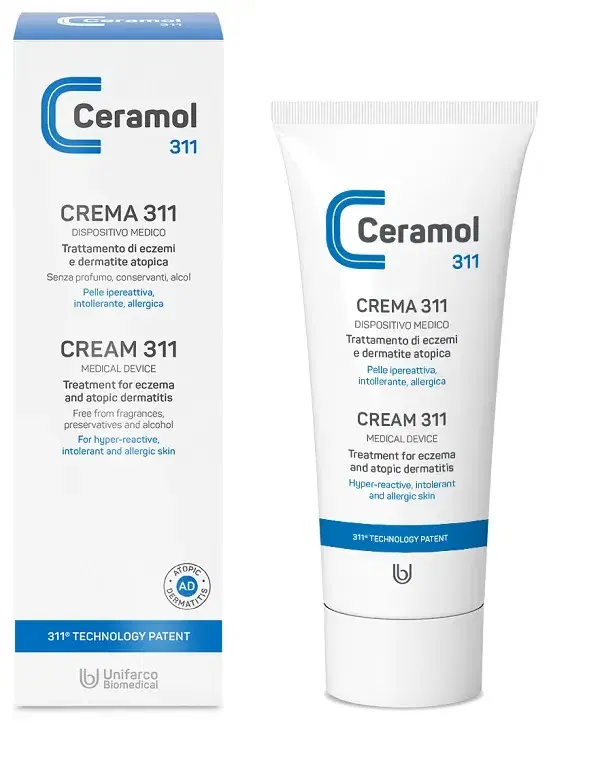 Ceramol Crema 311 Trattamento di Eczemi e Dermatite Atopica 75 ml