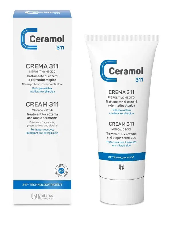 Ceramol Crema 311 per il Trattamento di Eczemi e Dermatite 200 ml