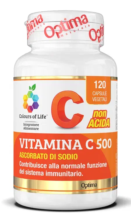 Colours Of Life Vitamina C 500 120 Capsule Vegetali 900mg