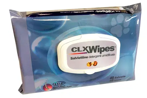 I.C.F. Clorexyderm Wipes Pocket Salviette Umidificate Cane/Gatto 40 Salviette