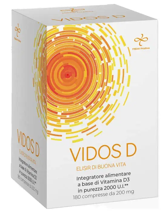 Vidos D Integratore di Vitamina D 180 Compresse