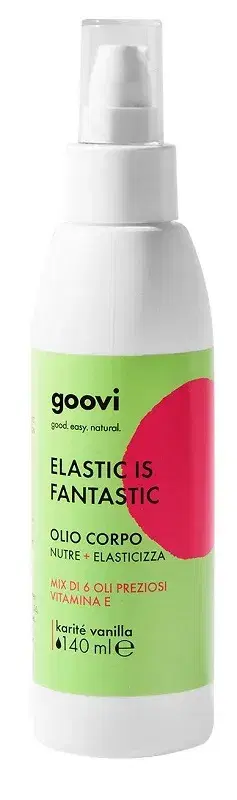 Goovi Olio Corpo Nutriente e Elasticizzante con Mix di 6 Oli Preziosi e Vitamina E 140 ml