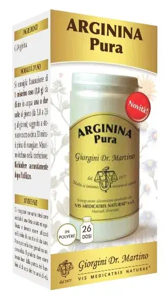 Arginina Pura in Polvere Solubile 100g