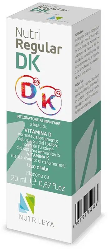 NutriRegular DK Integratore di Vitamine D e K 20 ml