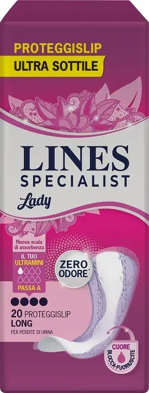 Salvaslip Lines Spec Ultramini per Igiene Femminile 20 Pezzi