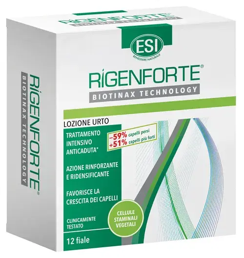 Esi Rigenforte Lozione Urto Trattamento Anticaduta 12 Fiale Monodose