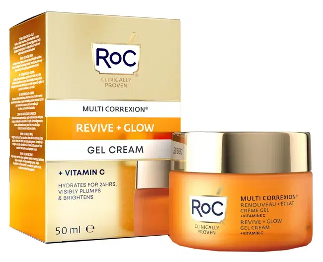 Roc Multi Correxion Revive + Glow Crema Gel per il Viso Illuminante 50 ml
