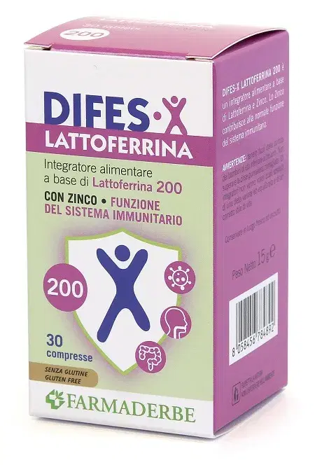 Difes-X Lattoferrina 200 30 Compresse