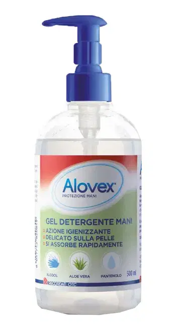 Alovex Protezione Mani Gel detergente Mani 500 ml