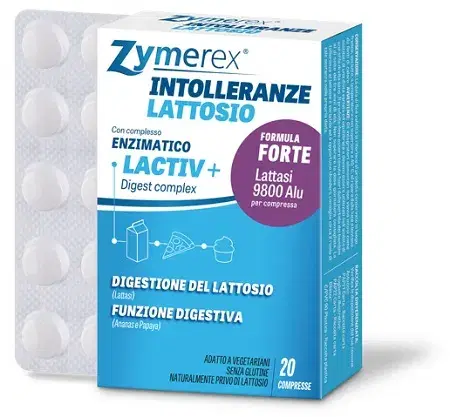 Zymerex Intolleranze Integratore Digestione Lattosio 20 Compresse