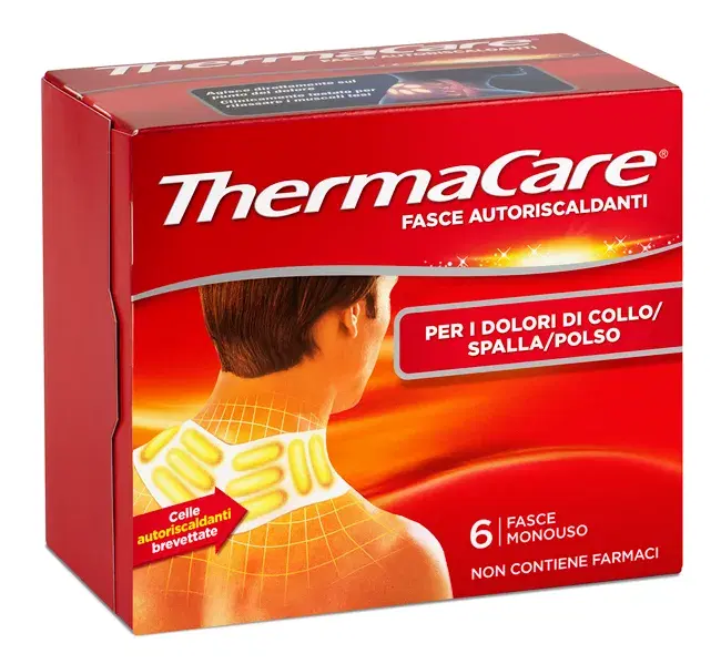 ThermaCare Fasce Autoriscaldanti a Calore Terapeutico Collo/Spalla/Polso 6 Pezzi