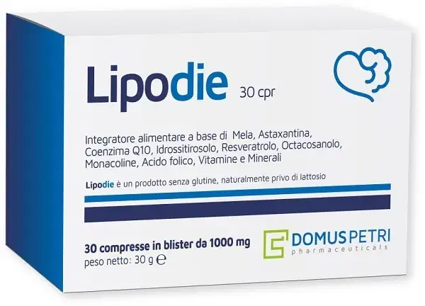 Lipodie Integratore per il Metabolismo dei Lipidi 30 compresse