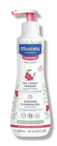 Mustela Gel Detergente Lenitivo per Pelli Sensibili 300 ml
