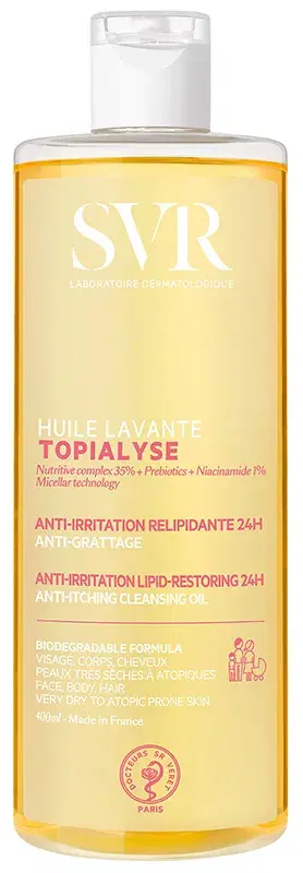 SVR Topialyse Olio Lavante Pelle Secca e Atopica 400 ml