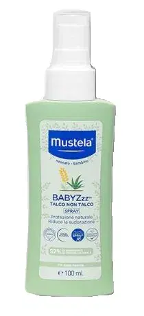 Mustela Babyzzz Talco Non Talco Spray Anti-Zanzare Riduce la Sudorazione 100 ml