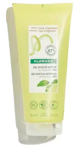 Klorane Gel Doccia Zest d'Agrumi Delicato ed Energizzante 200 ml