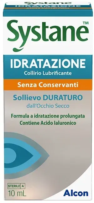 Systane Idra Collirio Lubrificante Secchezza Oculare con Acido Ialuronico 10 ml