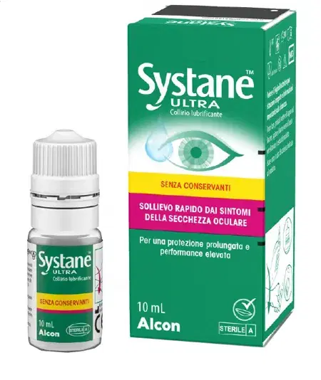 Systane Ultra Collirio Lubrificante Sechezza Oculare Protezione Prolungata 10 ml