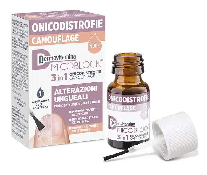 Dermovitamina Micoblock Trattamento 3 In 1 Onicodistrofie Camouflage 8 ml