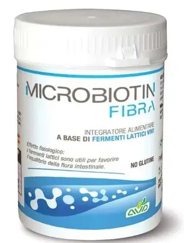 Microbiotin Fibra Integratore a Base di Fermenti Lattivi Vivi 100 g
