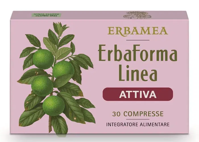 Erbamea Erbaforma Linea Attiva Integratore per il Peso Corporeo 30 Compresse
