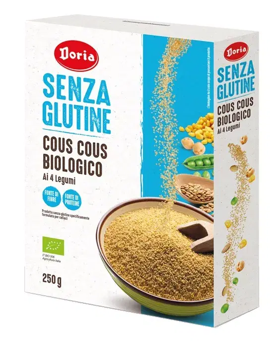Doria Cous Cous Biologico 4 Legumi Senza Glutine 250g