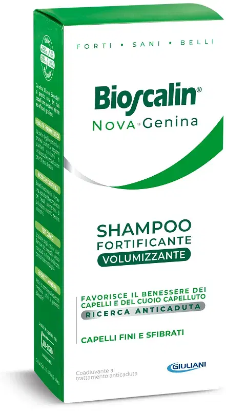 Bioscalin Nova Genina Shampoo Fortificante Volumizzante Capelli Deboli 200 ml
