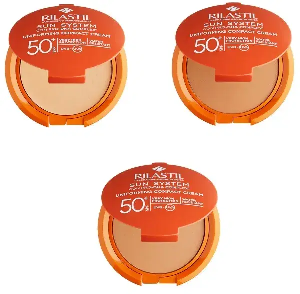 Rilastil Sun System PPT SPF50+ Color Corrector Fondotinta Compatto Bronze 10g