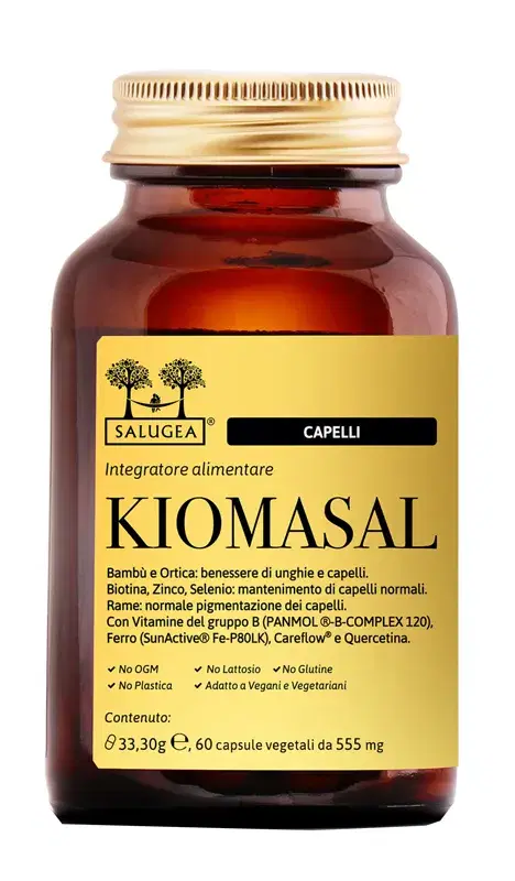 Salugea Kiomasal Integratore per Capelli Pelle e Unghie 60 Capsule