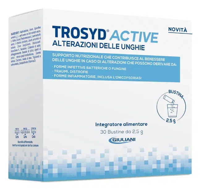 Trosyd Active Integratore per il Benessere delle Unghie 30 Bustine