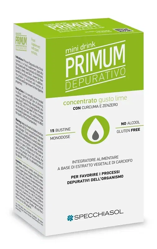 Specchiasol Primum Integratore Depurativo Lime 15 bustine