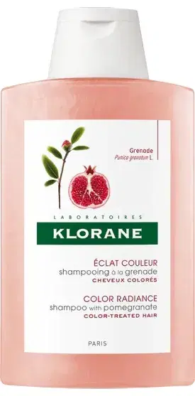 Klorane Shampoo al Melograno che Fissa e Prolunga il Colore 400 ml