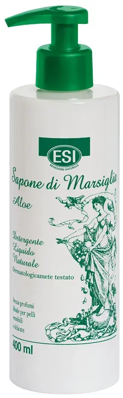 Esi Sapone di Marsiglia Aloe Detegente Liquido Naturale 400 ml