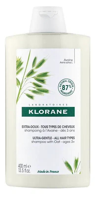 Klorane Maxi Shampoo al Latte di Avena per Tutti i Tipi di Capelli 400 ml