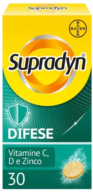 Supradyn Difese Adulto Integratore per il Sistema Immunitario 30 Compresse
