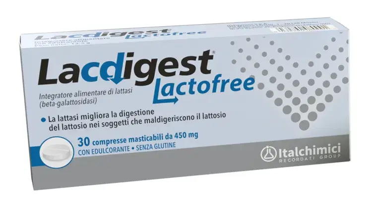 Lacdigest Lactofree Integratore Per Intolleranza Al Lattosio 30 Compresse