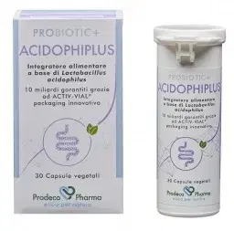 Probiotic+ Acidophilus Integratore di Fermenti Lattici 30 Capsule